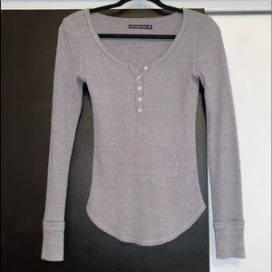 women’s tight waffle knit shirt